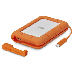 LaCie Rugged USB-C external hard drive 5 TB USB Type-C 3.2 Gen 1 (3.1 Gen 1) Grey, Yellow