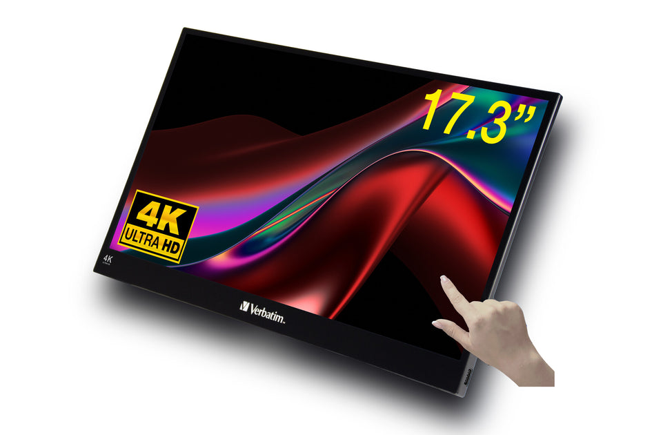 Verbatim Portable Touchscreen Monitor Ultra HD 4K - 17.3” | Back to the ...