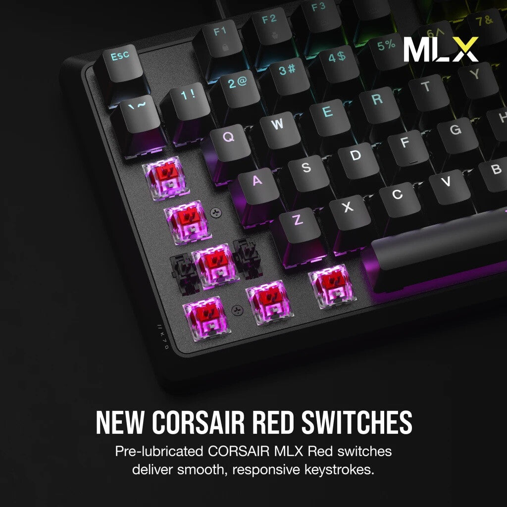 Corsair K70 CORE RGB keyboard Gaming USB QWERTY UK English Black - image 3