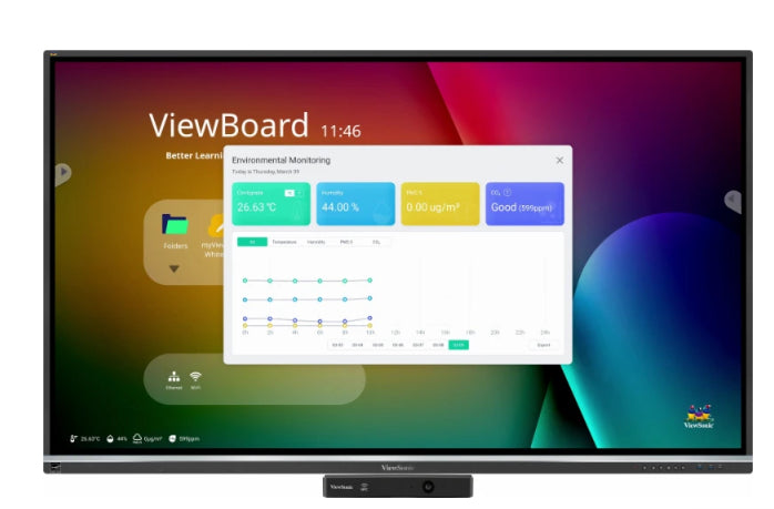 Viewsonic VB-SEN-001 temperature/humidity sensor Indoor Temperature & humidity sensor Freestanding Wired