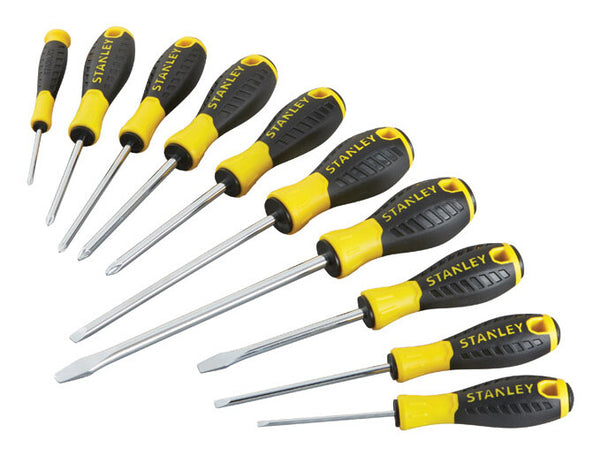 Stanley 10piece Essential Screwdriver Set