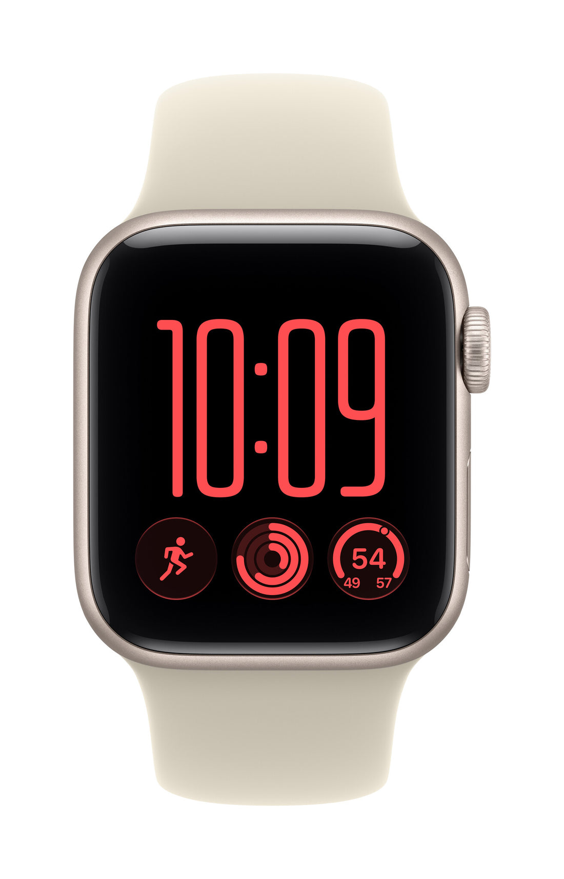 Apple Watch SE (3nd generation) SE 3 GPS + Cellular 40mm Starlight Aluminium Case with Sand Sport Band - M/L - image 2