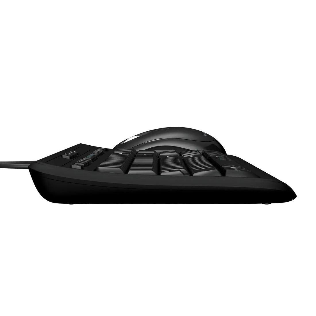 Incase Designed by Microsoft Wired Desktop 600 keyboard Mouse included Universal USB QWERTY German Black - image 5