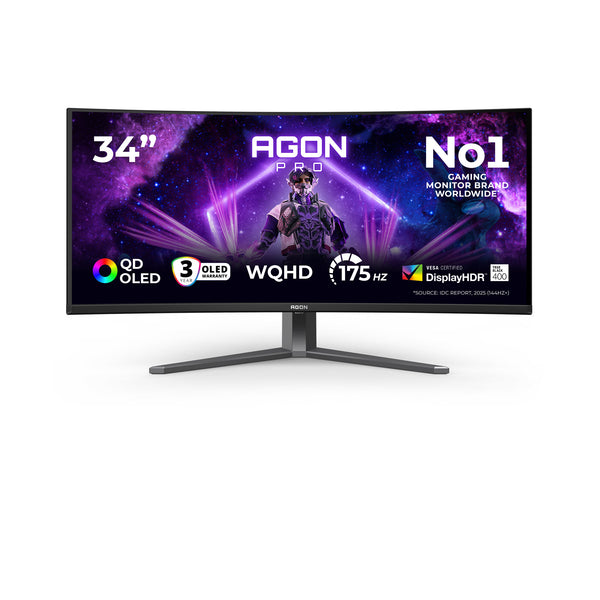 AOC AGON PRO 34" UltraWide QHD 175Hz QD-OLED Monitor (AG346UCD)