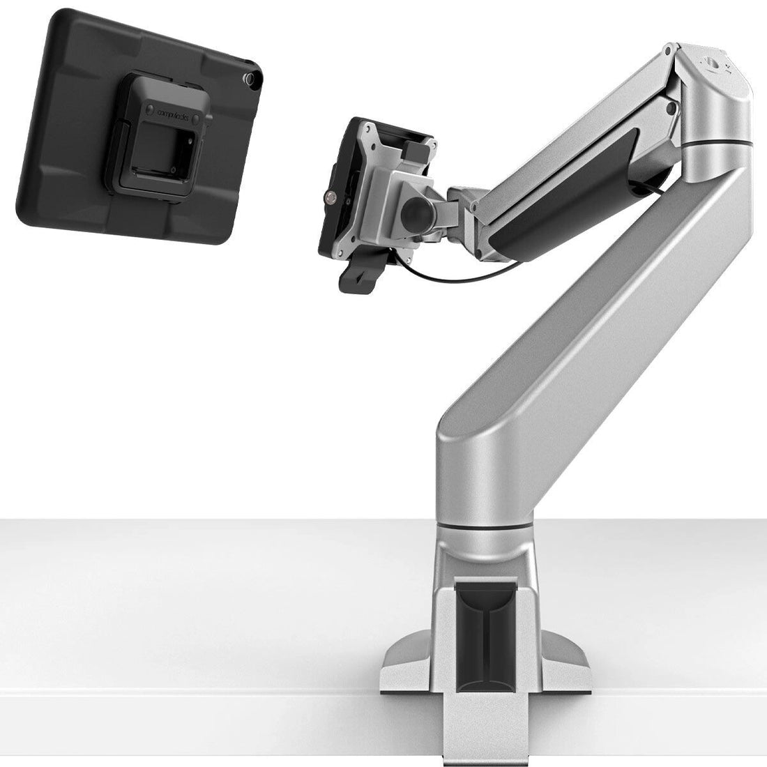 Compulocks iPad 10th-11th (A16) Gen, Mount with Cable-free Charging Articulating Arm Mount Black - image 5
