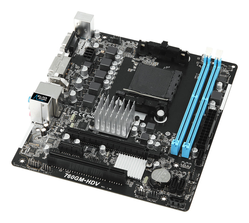 Asrock 760GM-HDV AMD 760G Socket AM3+ micro ATX