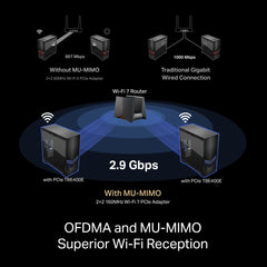 TP-Link BE6500 Internal WLAN / Bluetooth 2880 Mbit/s