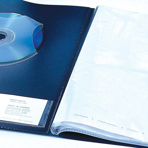 Rexel Clearview A4 Display Book 24-Pocket Black - image 5