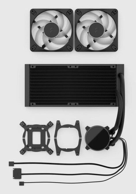 Fractal Design Radius 240 RGB Black Processor All-in-one liquid cooler 12 cm - image 7