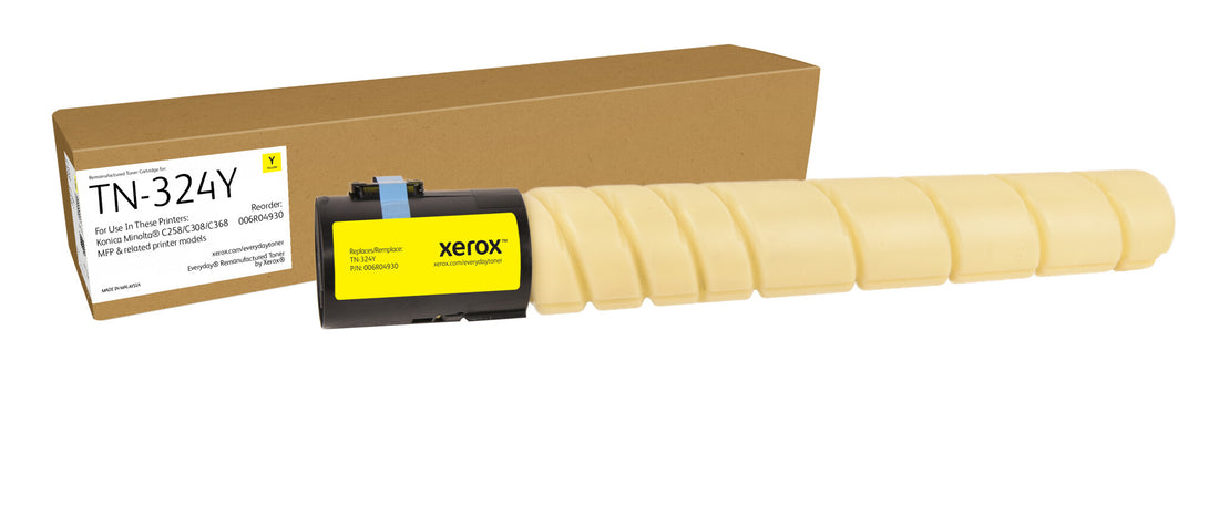 Everyday Yellow Remanufactured Toner by Xerox compatible with Konica Minolta A8DA230 (A8DA230), Standard