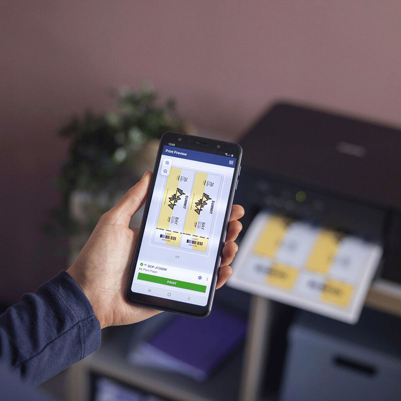 Brother 3-in-1 Compact Wireless Inkjet Printer DCP-J1260W