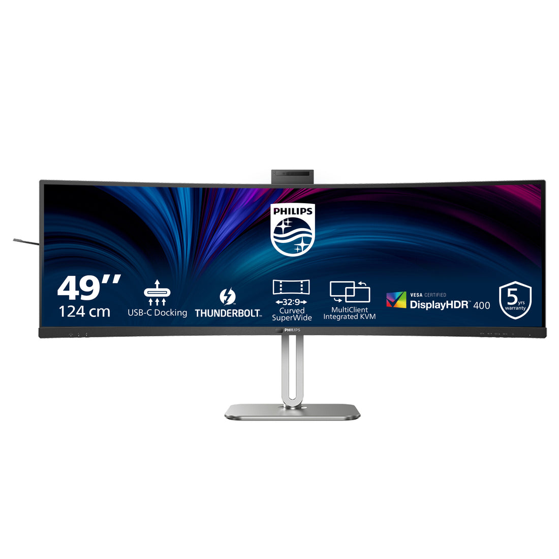Philips 49B2U6903CH/00 computer monitor 48.8" 5120 x 1440 pixels Dual QHD LCD Grey - image 3
