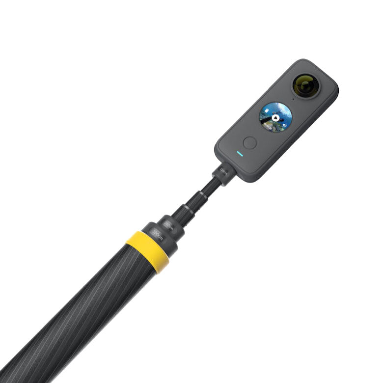 Insta360 DINEESS/B selfie stick Camera Black, Yellow
