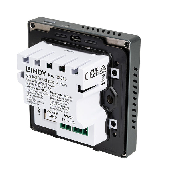 Lindy 32310 touch control panel 10.2 cm (4") 720 x 720 pixels