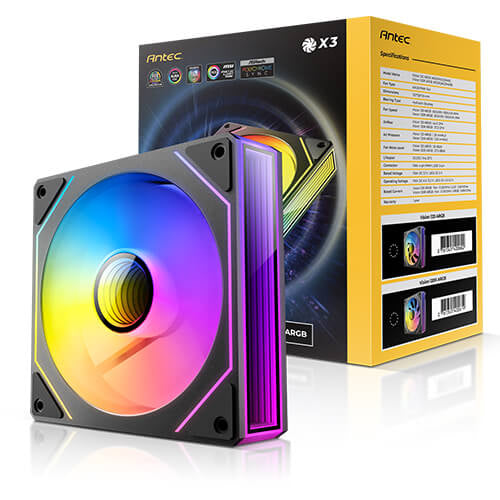 Antec 0-761345-40060-2 computer cooling system Computer case Fan 12 cm Black