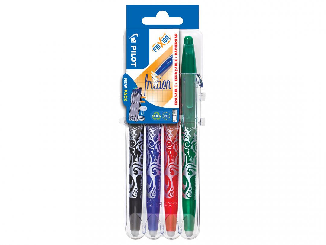 Pilot FriXion Ball Black, Blue, Green, Red 4