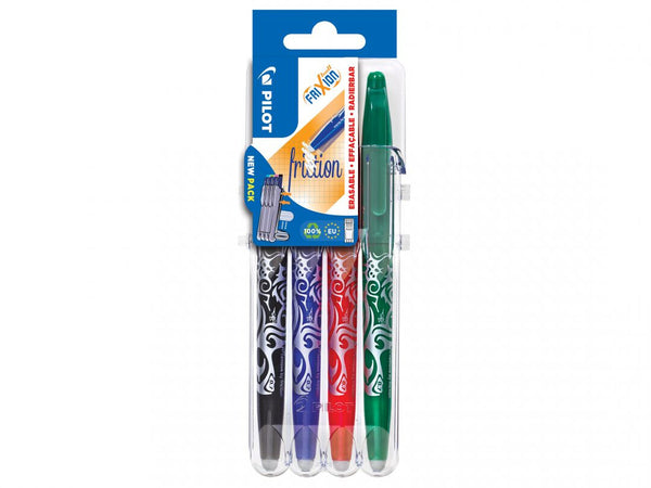 Pilot FriXion Ball Black, Blue, Green, Red 4 pc(s)