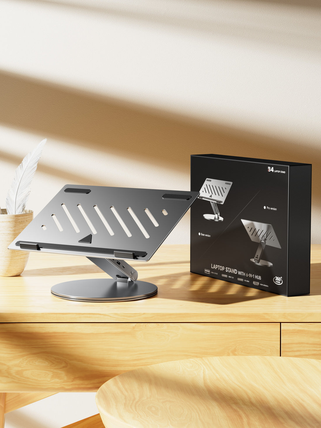 Origin Storage Laptop Stand with 6in1 Hub - image 3