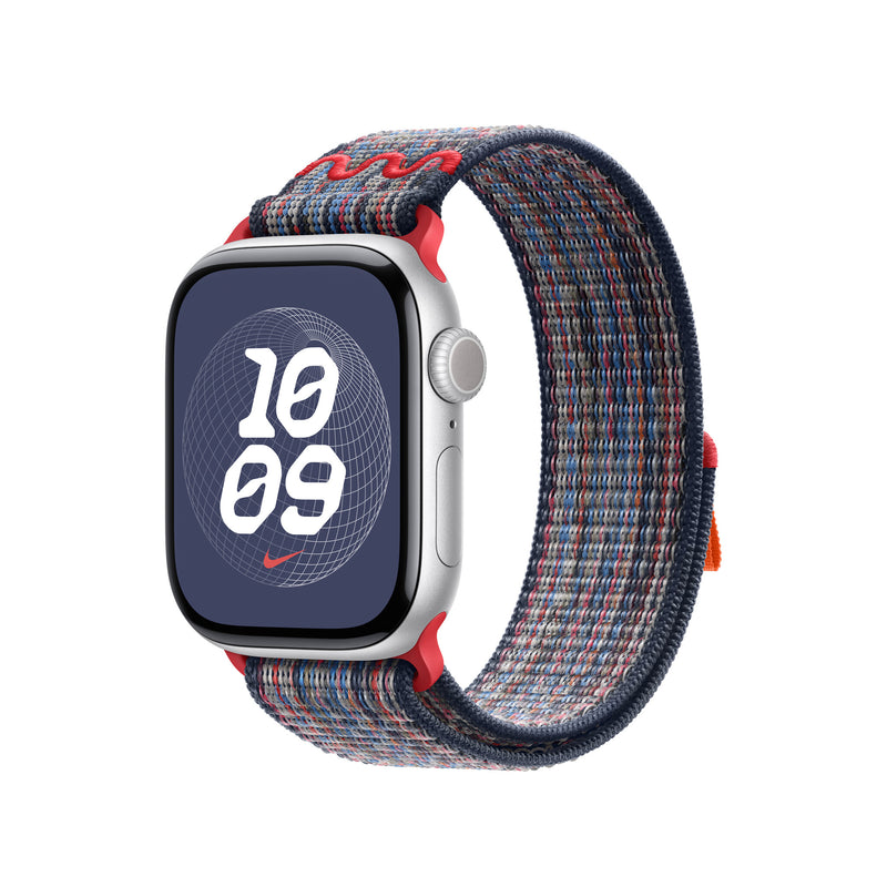 Apple 40mm Blue/Red Nike Sport Loop