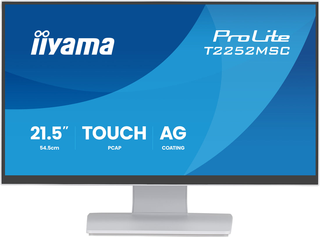 iiyama ProLite T2252MSC-W2AG computer monitor 21.5" 1920 x 1080 pixels Full HD LCD Touchscreen White - image 3