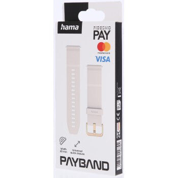 Hama 00178658 smart wearable accessory Band Beige Silicone