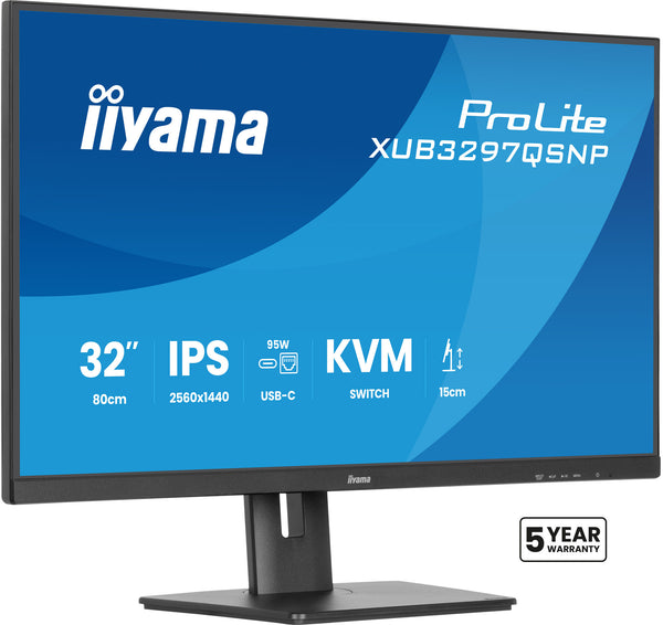 iiyama ProLite 32" QHD Monitor (XUB3297QSNP-B1)