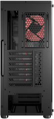 MSI MAG VAMPIRIC 011C Mid Tower Gaming Computer Case 'Black AMD RYZEN Edition, 1x 120mm RGB Fan, RGB Front Panel, Tempered Glass Panel, ATX, mATX, mini-ITX'