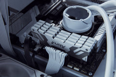 Kingston Technology FURY 64GB 6400MT/s DDR5 CL32 DIMM (Kit of 2) Renegade White XMP