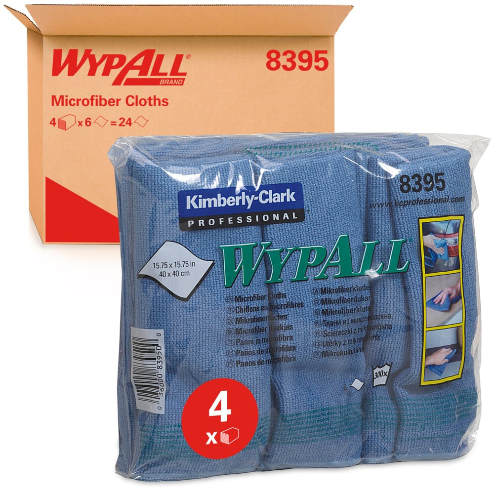 WypAll 8395 cleaning cloth Microfibre Blue 6