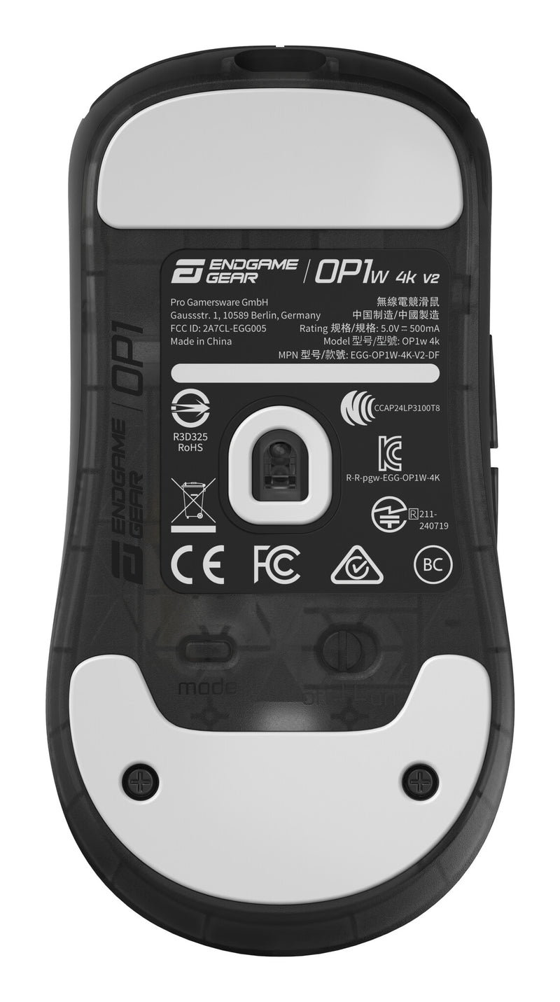 Endgame Gear OP1w 4k v2 USB Optical Gaming Mouse - Dark Frost