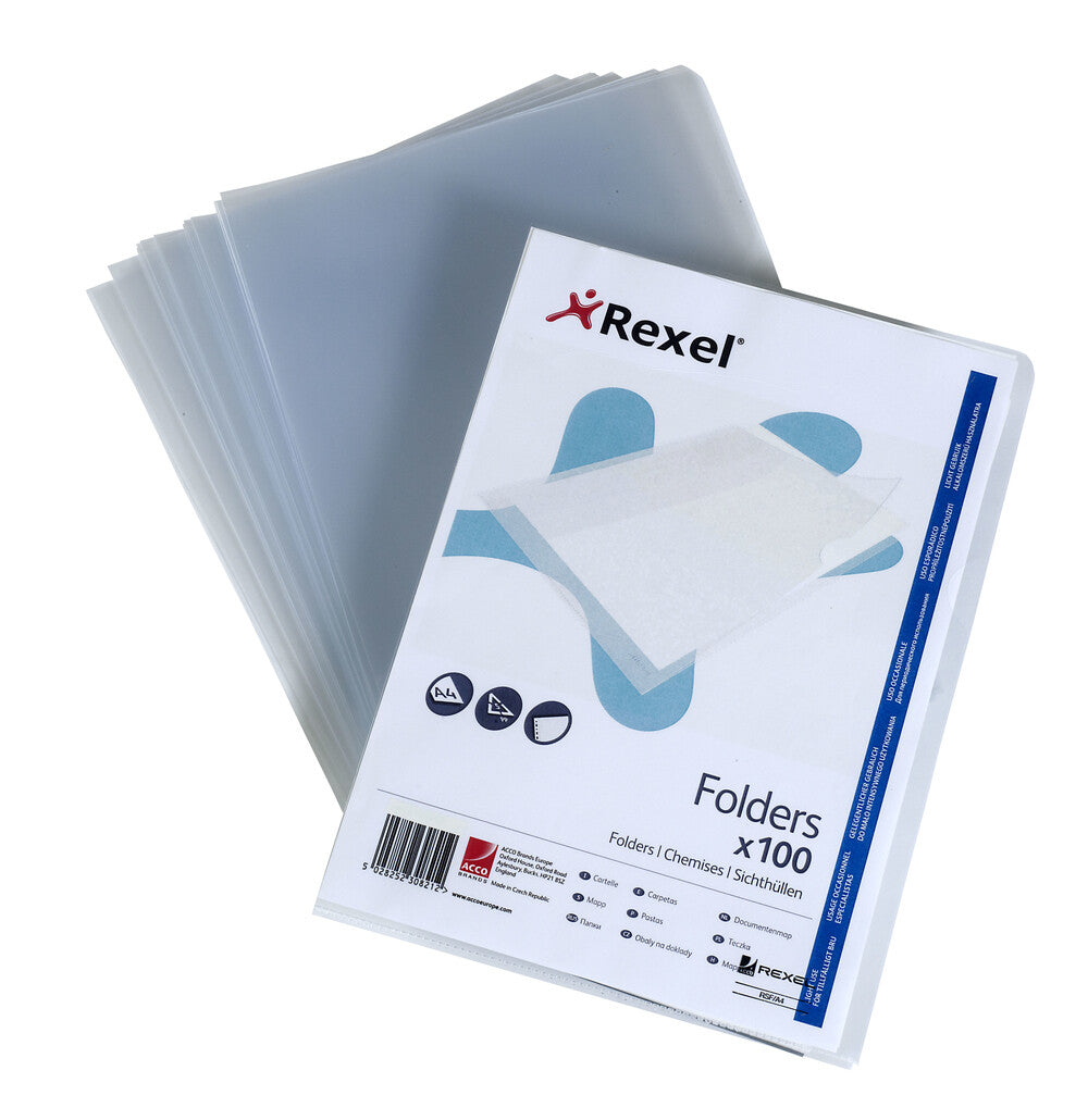 Rexel Superfine Cut Flush Folders (100) - image 2