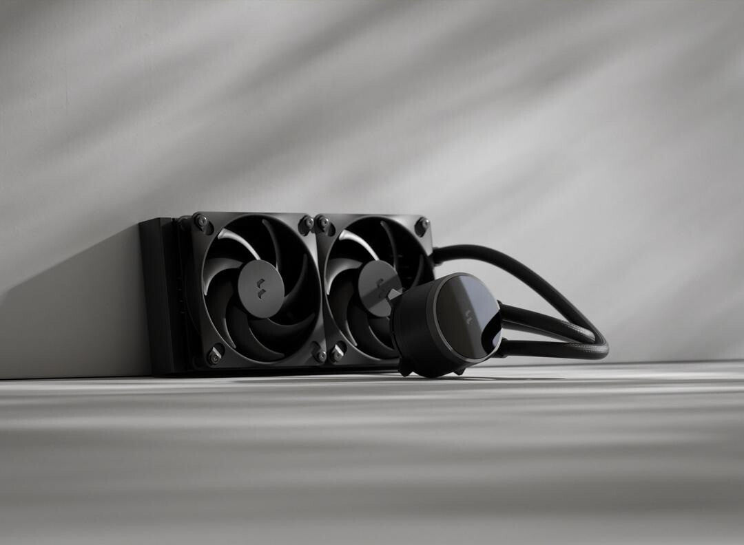 Fractal Design Radius 240 Black Processor All-in-one liquid cooler 12 cm - image 2
