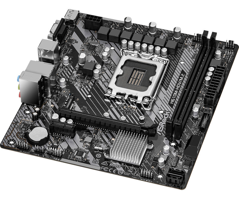 Asrock H610M-HDV/M.2 R2.0 Intel H610 LGA 1700 micro ATX