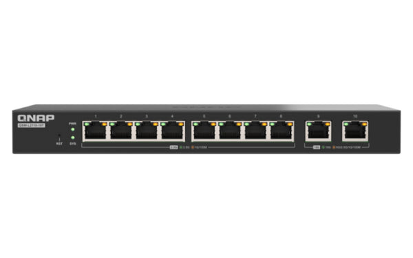 QNAP QSW-L2110-10T network switch Managed Desktop Black