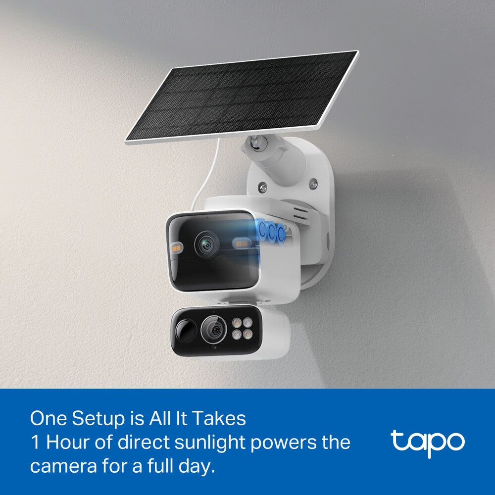 TP-Link Tapo Solar-Pow Dual-Lens Pan/Tilt Sec Cam Kit smart home security kit - image 7