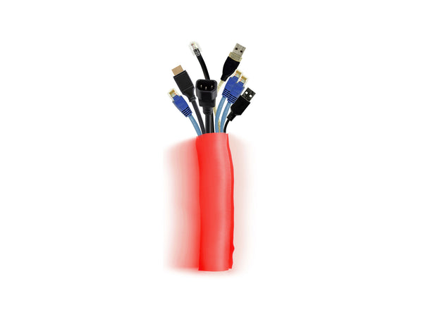 Multibrackets M Universal Cable Sock Self Wrapping 40mm Red 25m