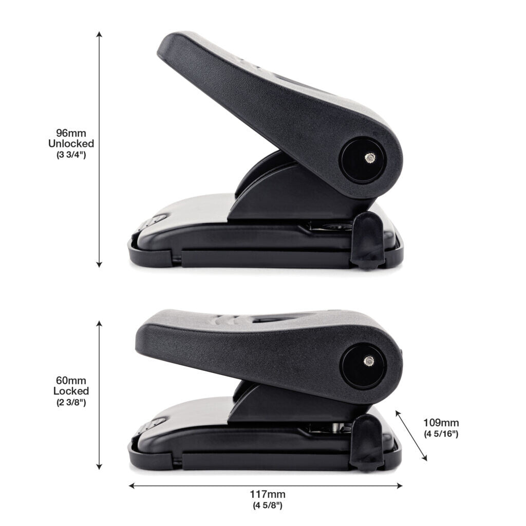 Rapesco 827-P 2 hole punch 30 sheets Black - image 3