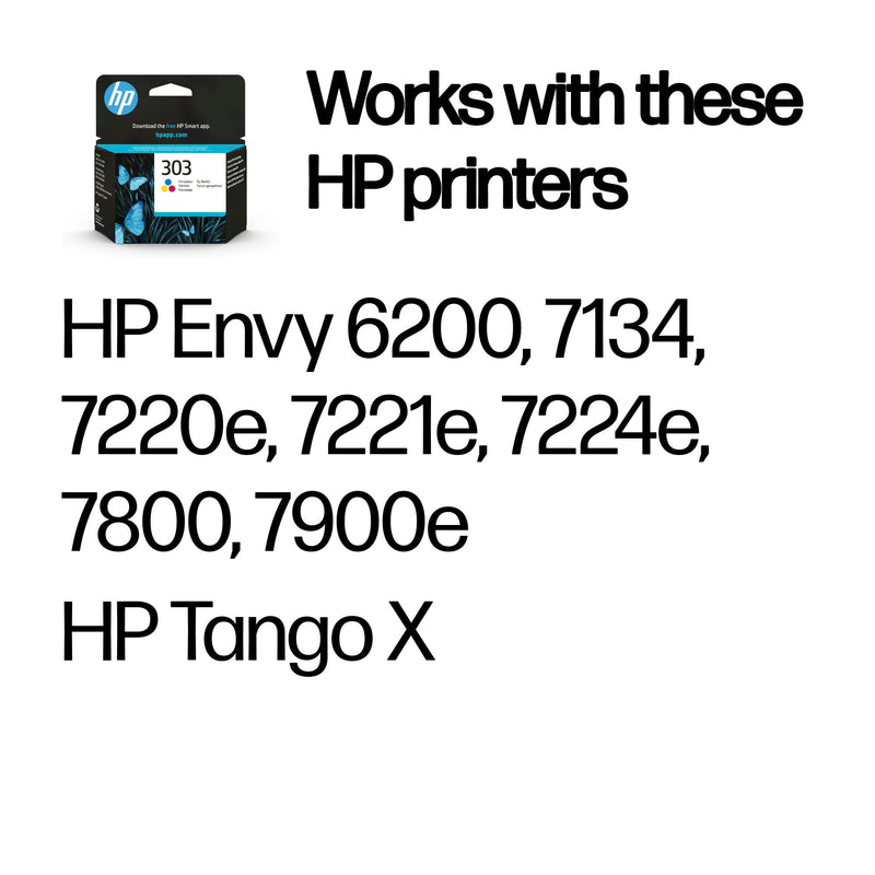 HP 303 Tri-color Original Ink Cartridge