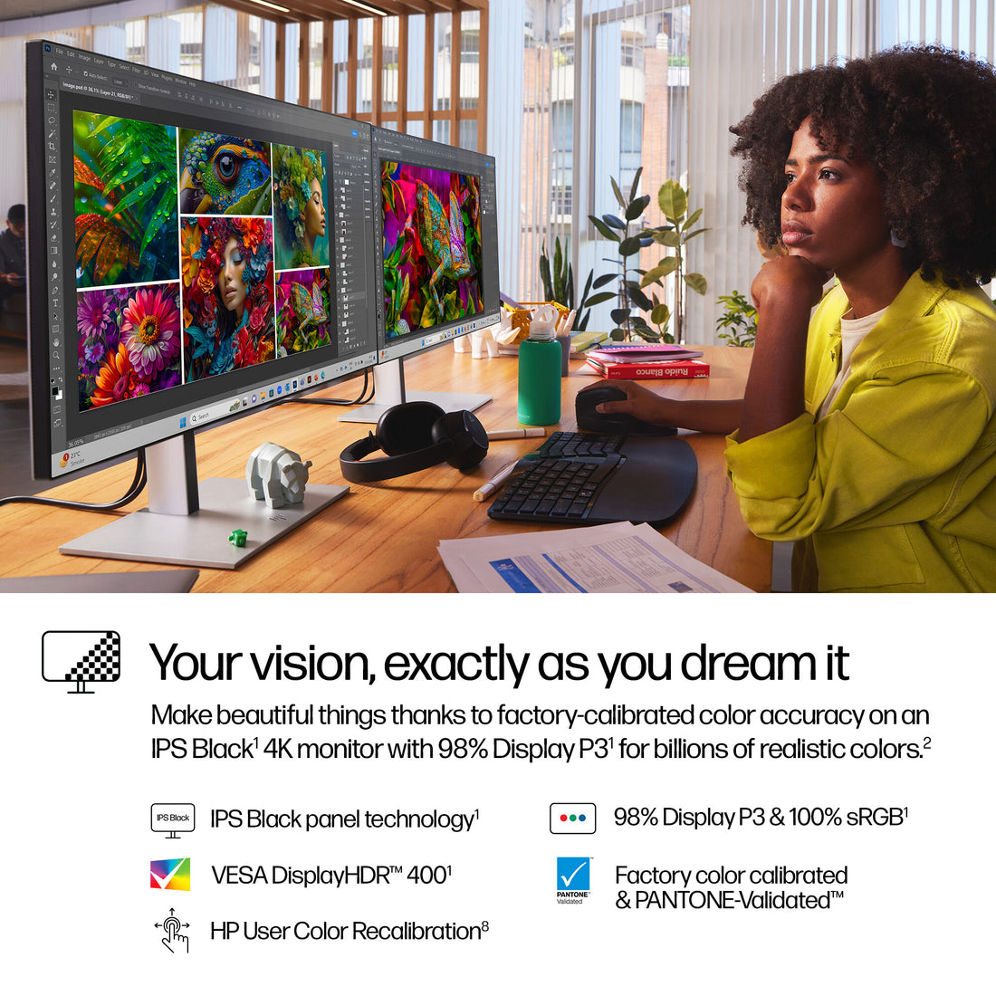 HP Series 7 Pro 27 inch 4K Thunderbolt 4 Monitor - 727pk - image 12