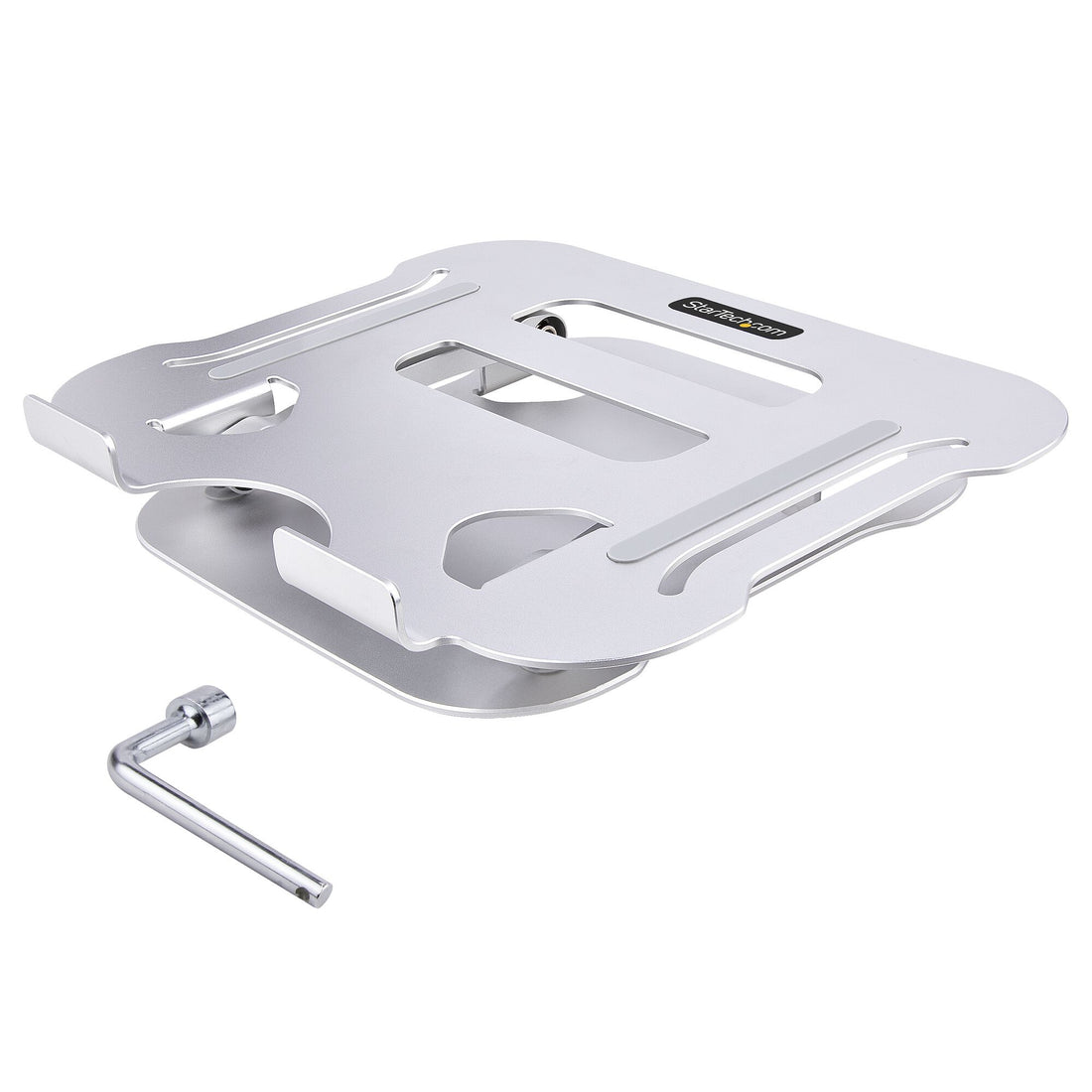 StarTech.com Laptop Stand for Desk, Ergonomic Laptop Stand Adjustable Height, Aluminum, Portable, Supports up - image 12