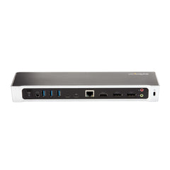 StarTech.com 4K USB-C Dock , Triple UHD 4K Monitor Docking Station, Mac & Windows, USB C to HDMI & DisplayPort, 60W Power Delivery, 5x USB 5Gbps Hub - TAA