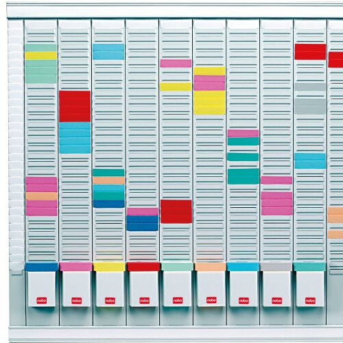 Nobo T-Card Annual 12 Month Planning Kit 32 Slot - image 5