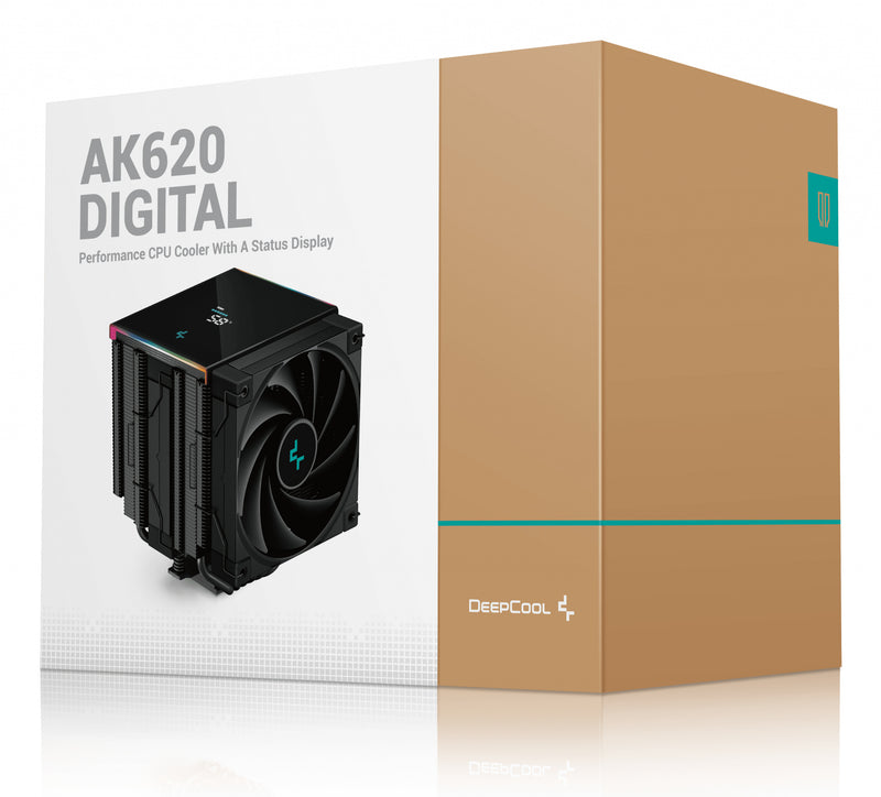 DeepCool AK620 DIGITAL Processor Air cooler 12 cm Black 1 pc(s)