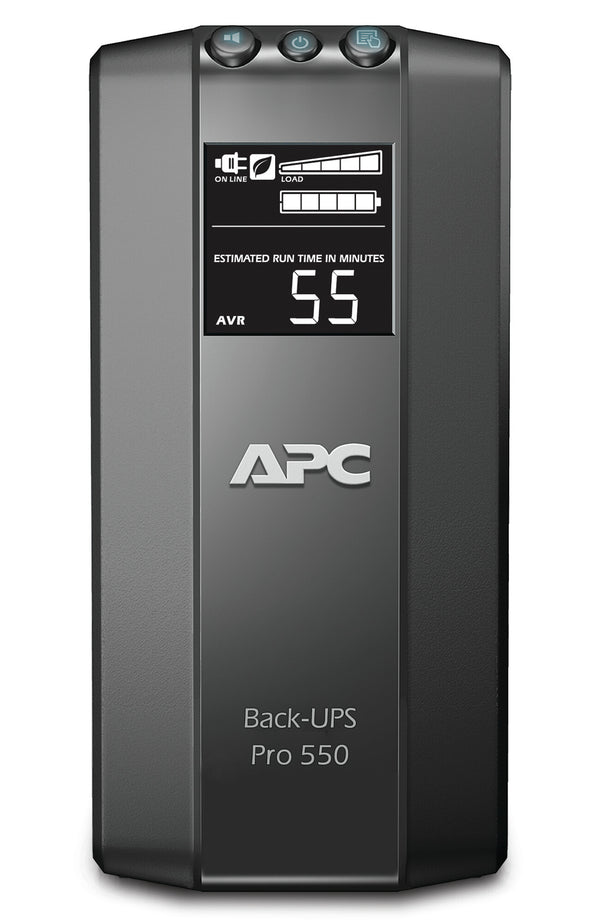 APC Back-UPS Pro uninterruptible power supply (UPS) Line-Interactive 0.55 kVA 330 W 6 AC outlet(s)