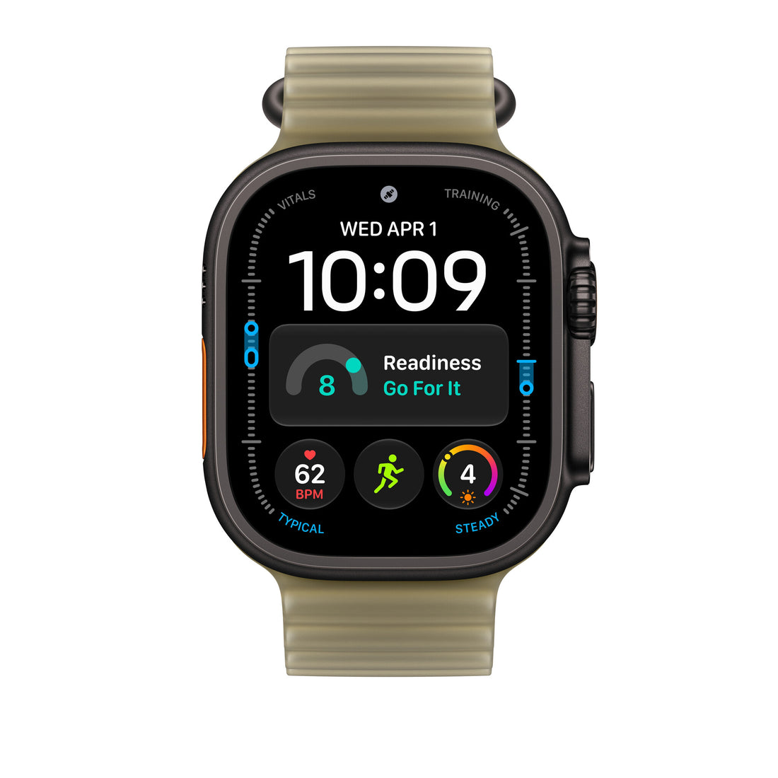 Apple 49mm Translucent Kelp Ocean Band Extension - Black Titanium Finish - image 3