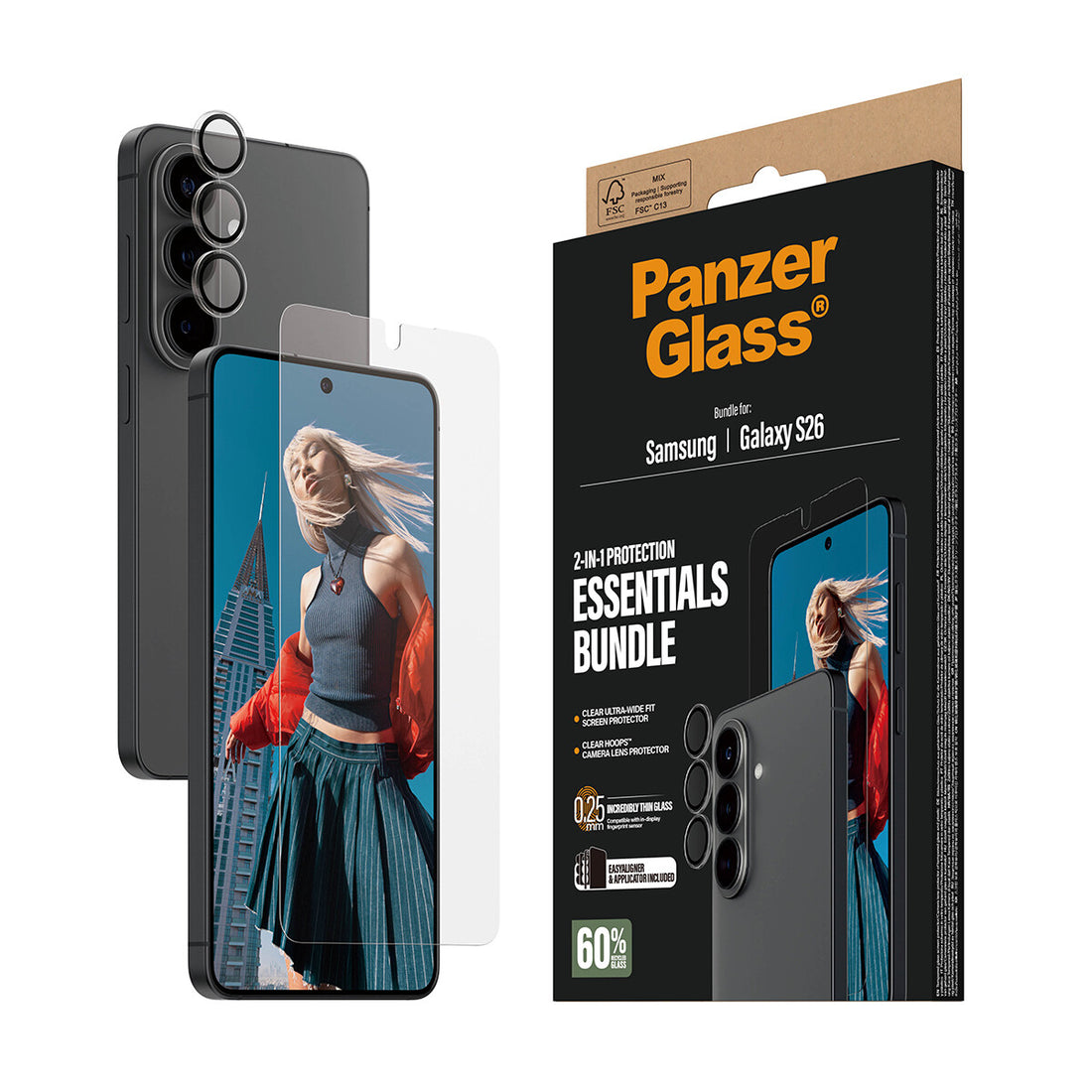 PanzerGlass 2-in-1 Hoops Bundle Samsung Galaxy S26 | Ultra-Wide Fit - image 6