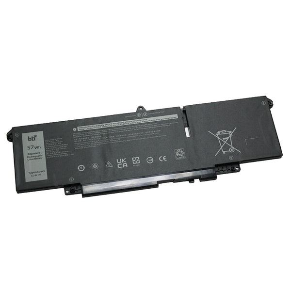 BTI 086D0Y compatible 57Wh 3-cell battery for DELL Latitude 7340 7440 7640