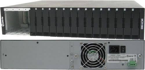 Perle MCR1900-AC network equipment chassis 2U Black