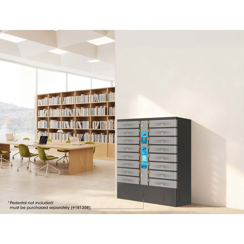 Manhattan Kiosk Laptop Charging Cabinet USB-C 65W 16-bay (individual compartment - PIN locked), Suitable for - image 7