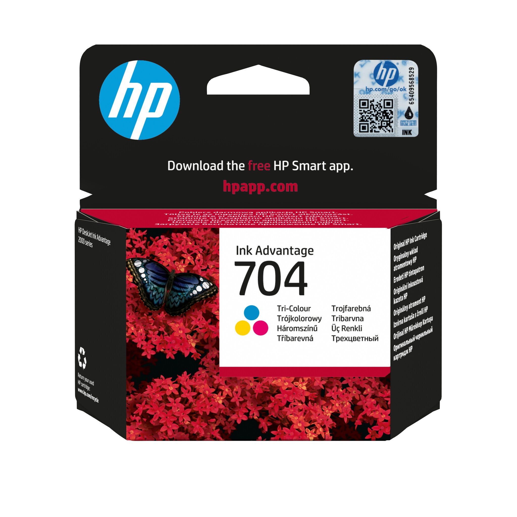 HP 704 Tri-color Original Ink Advantage Cartridge | Back to the Office